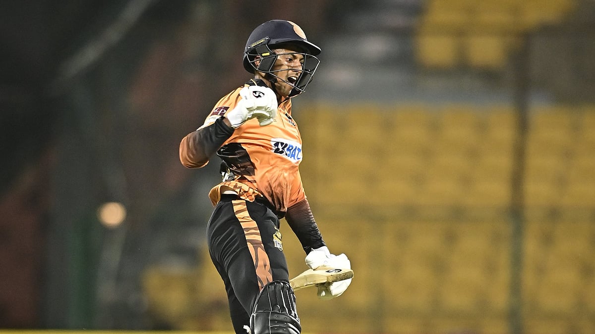 Maharaja T20. : KL Srijith after his century.